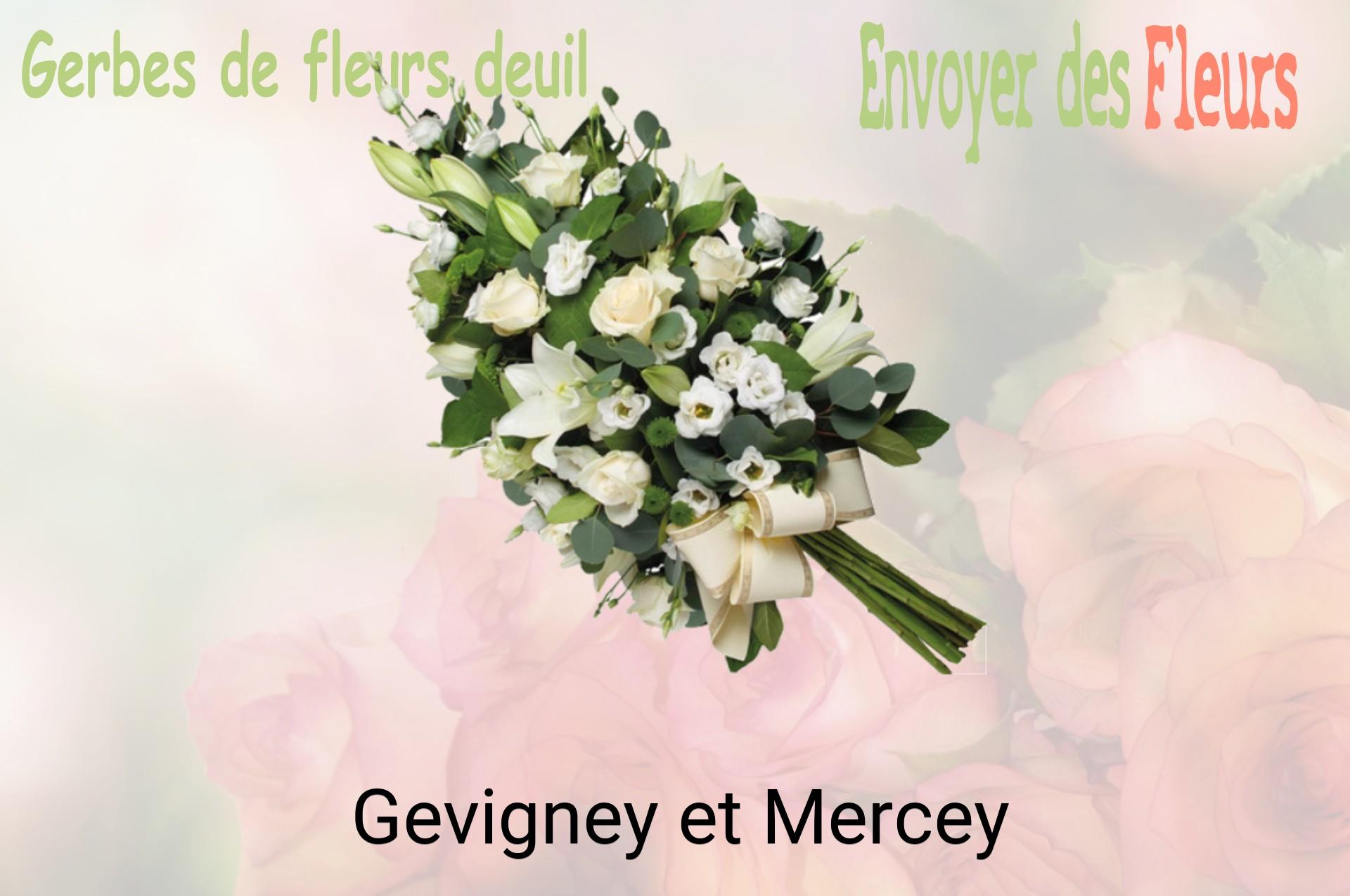 Gerbe de fleurs de deuil livrée à Gevigney-et-Mercey